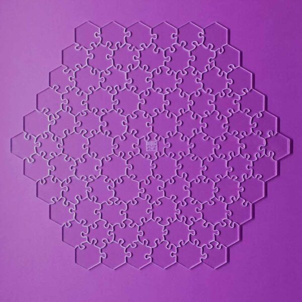 Quebra-cabeça transparente Hexágono 91 peças - Image 2