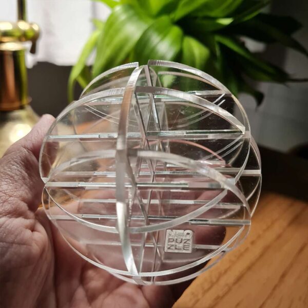 Quebra-cabeça transparente tridimensional Esfera 12 peças - Image 8